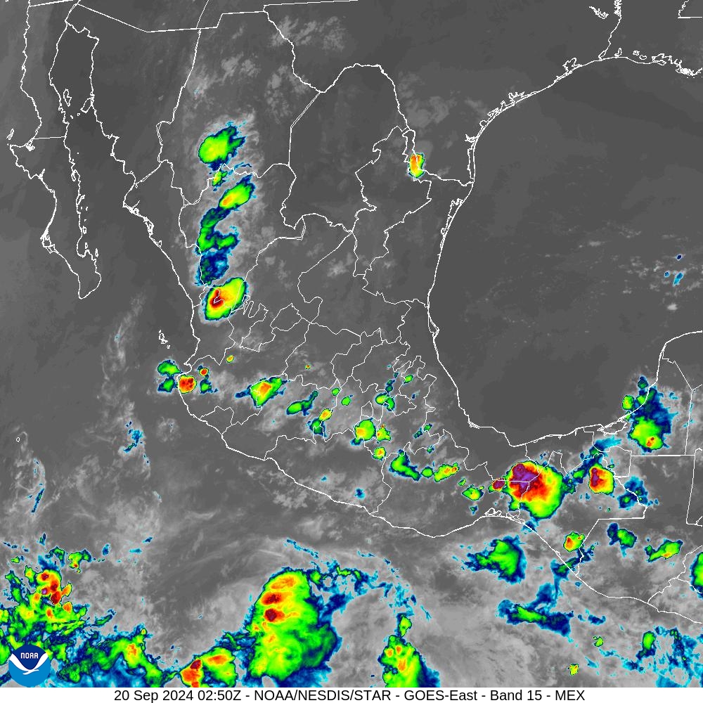 Band 15 - 12.3 µm - Dirty Longwave Window - IR - 20 Sep 2024 - 0250 UTC