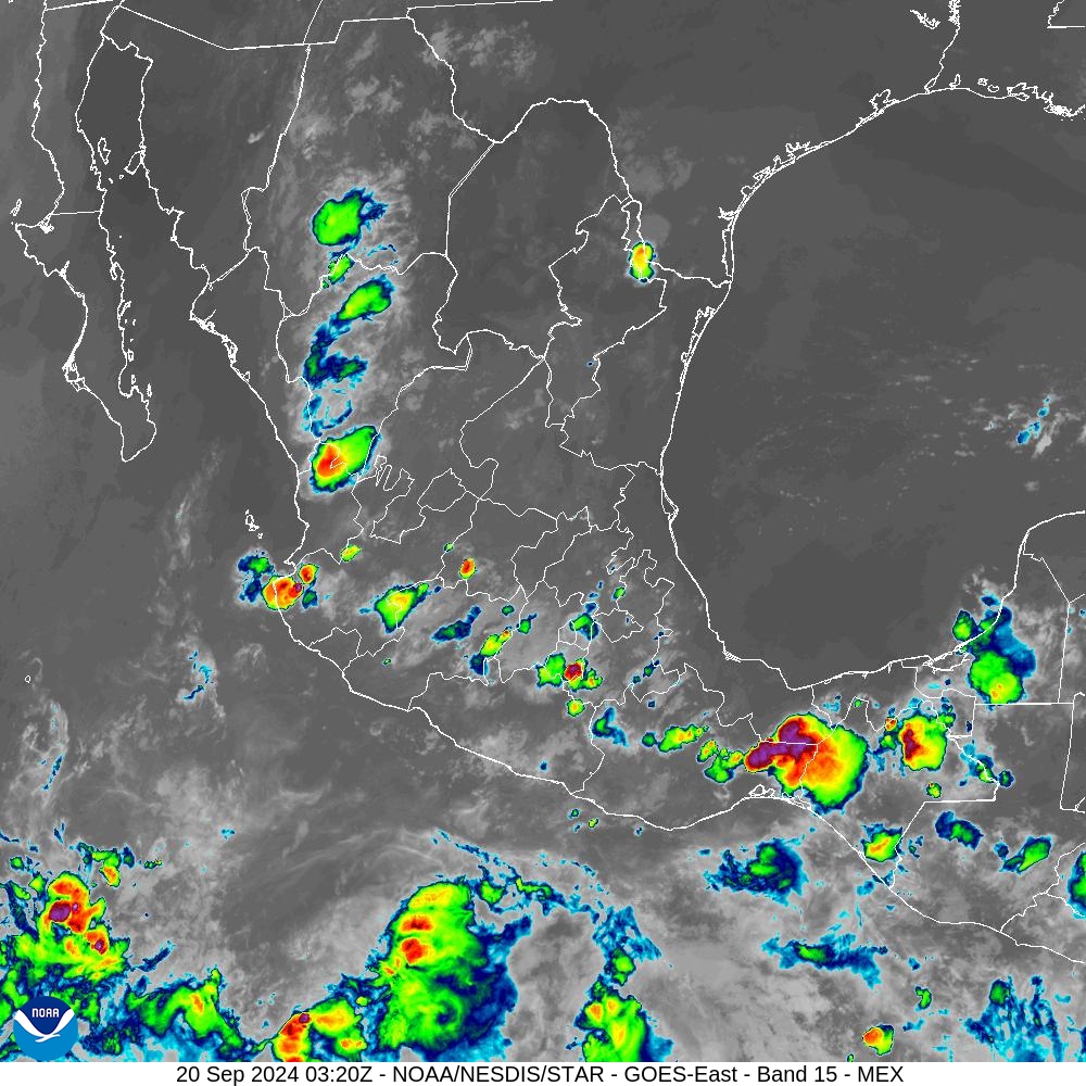 Band 15 - 12.3 µm - Dirty Longwave Window - IR - 20 Sep 2024 - 0320 UTC