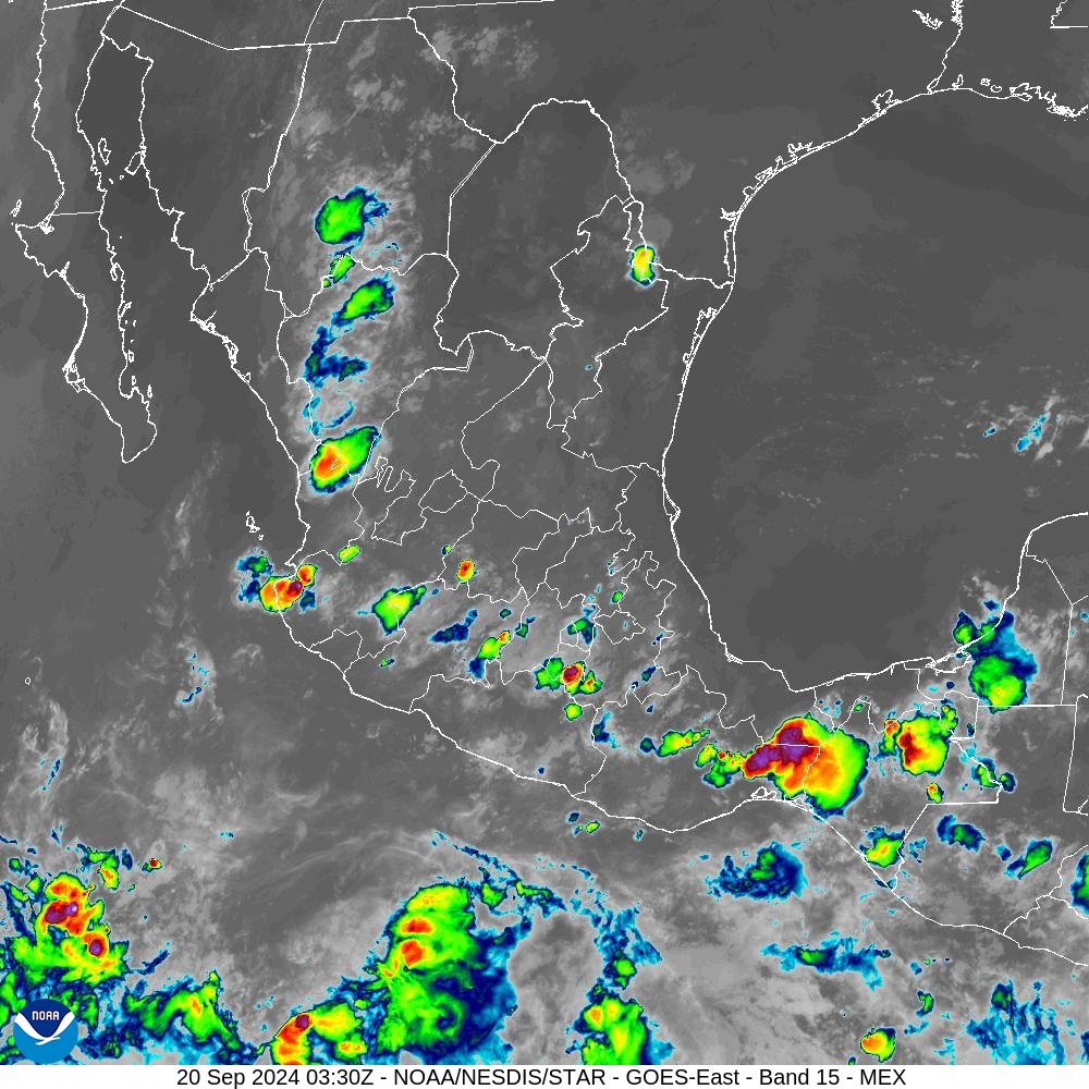 Band 15 - 12.3 µm - Dirty Longwave Window - IR - 20 Sep 2024 - 0330 UTC