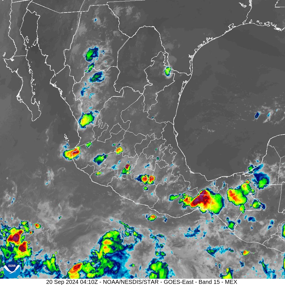 Band 15 - 12.3 µm - Dirty Longwave Window - IR - 20 Sep 2024 - 0410 UTC