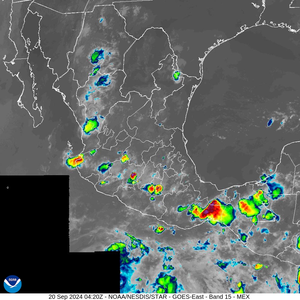 Band 15 - 12.3 µm - Dirty Longwave Window - IR - 20 Sep 2024 - 0420 UTC