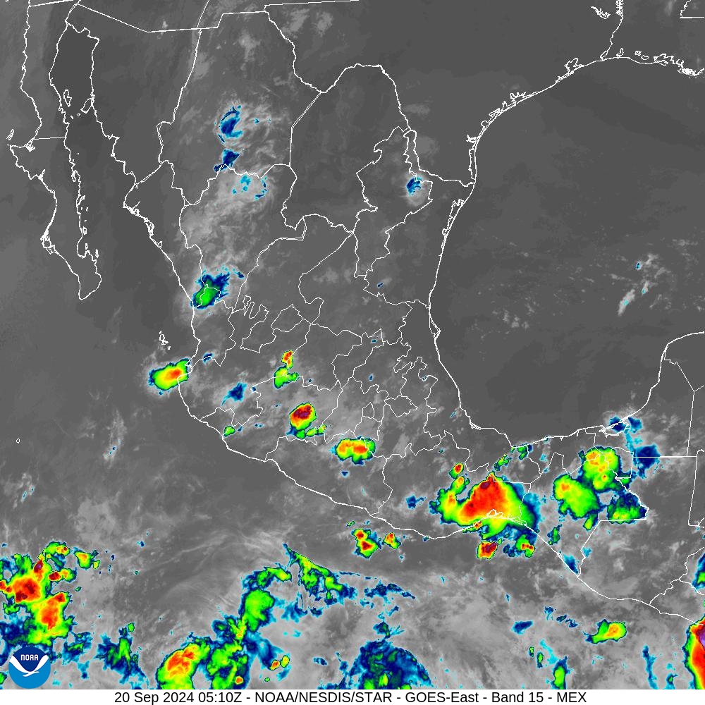 Band 15 - 12.3 µm - Dirty Longwave Window - IR - 20 Sep 2024 - 0510 UTC