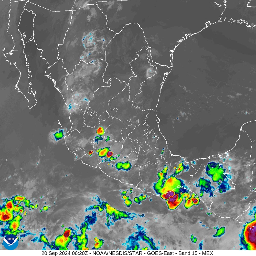 Band 15 - 12.3 µm - Dirty Longwave Window - IR - 20 Sep 2024 - 0620 UTC