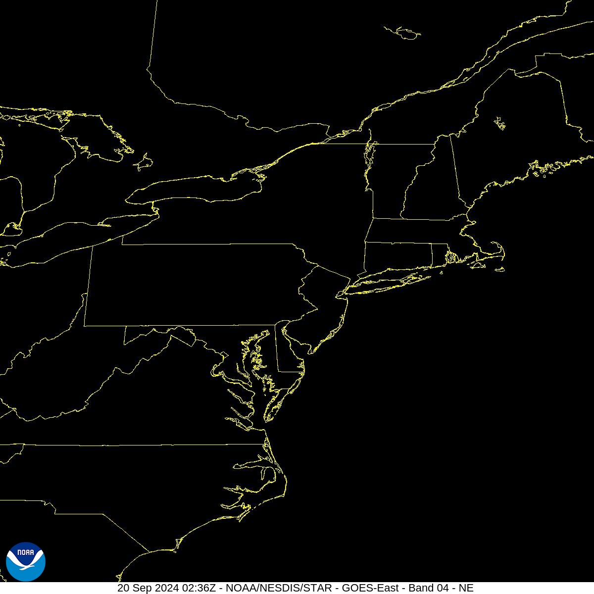 Band 4 - 1.37 µm - Cirrus - Near IR - 20 Sep 2024 - 0236 UTC