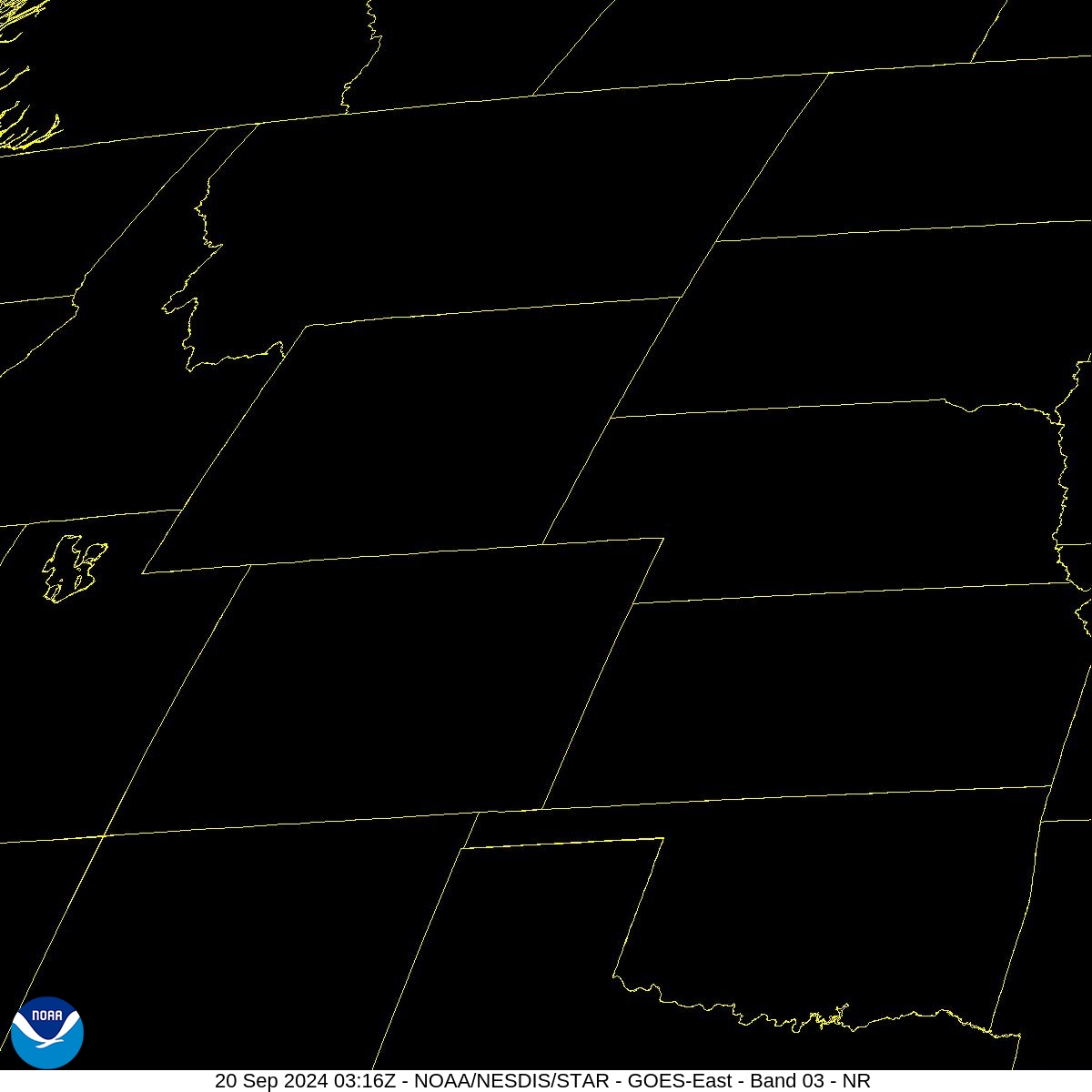 Band 3 - 0.86 µm - Veggie - Near IR - 20 Sep 2024 - 0316 UTC