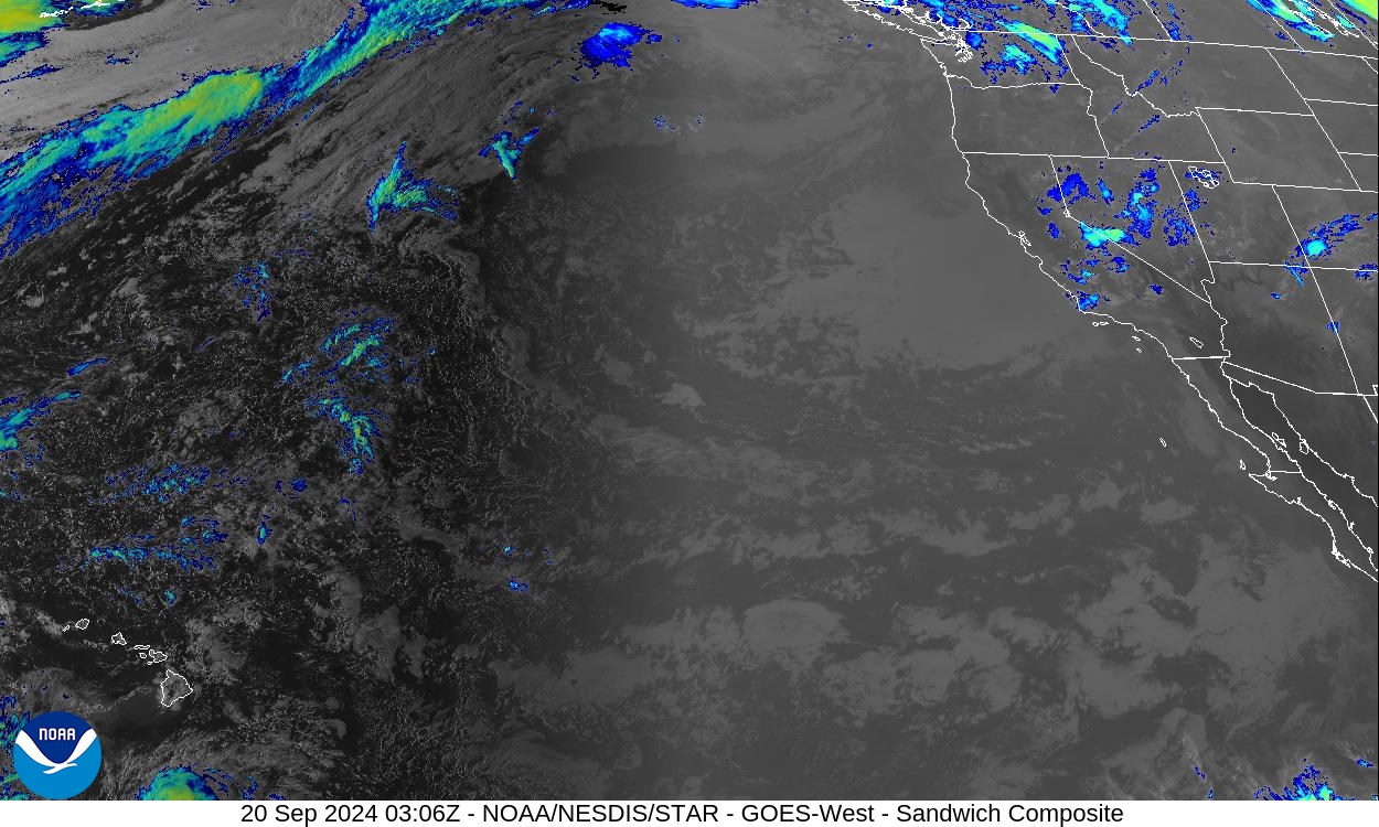 Sandwich - Blend combines IR band 13 with visual band 3 - 20 Sep 2024 - 0306 UTC