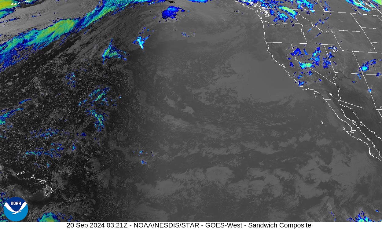 Sandwich - Blend combines IR band 13 with visual band 3 - 20 Sep 2024 - 0321 UTC