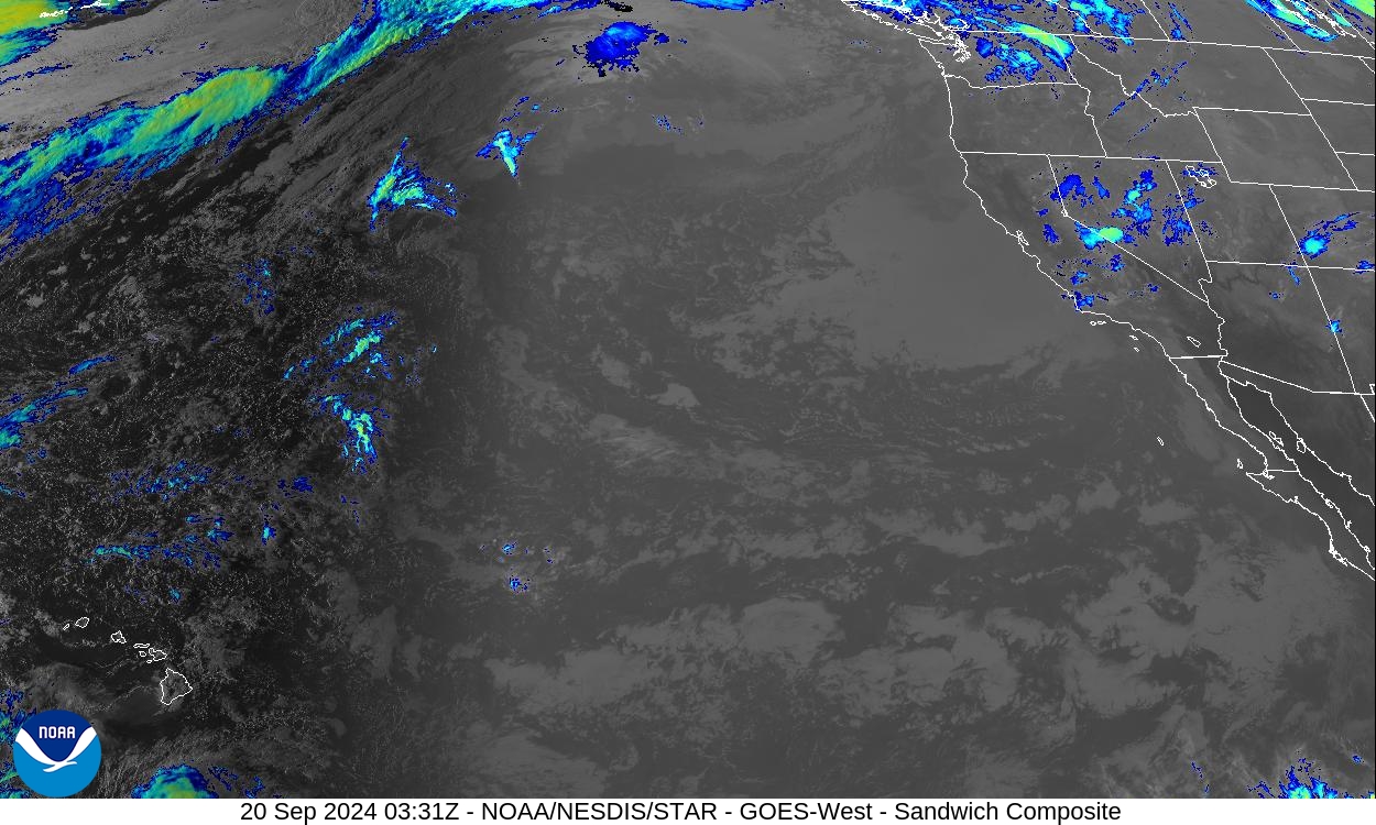 Sandwich - Blend combines IR band 13 with visual band 3 - 20 Sep 2024 - 0331 UTC