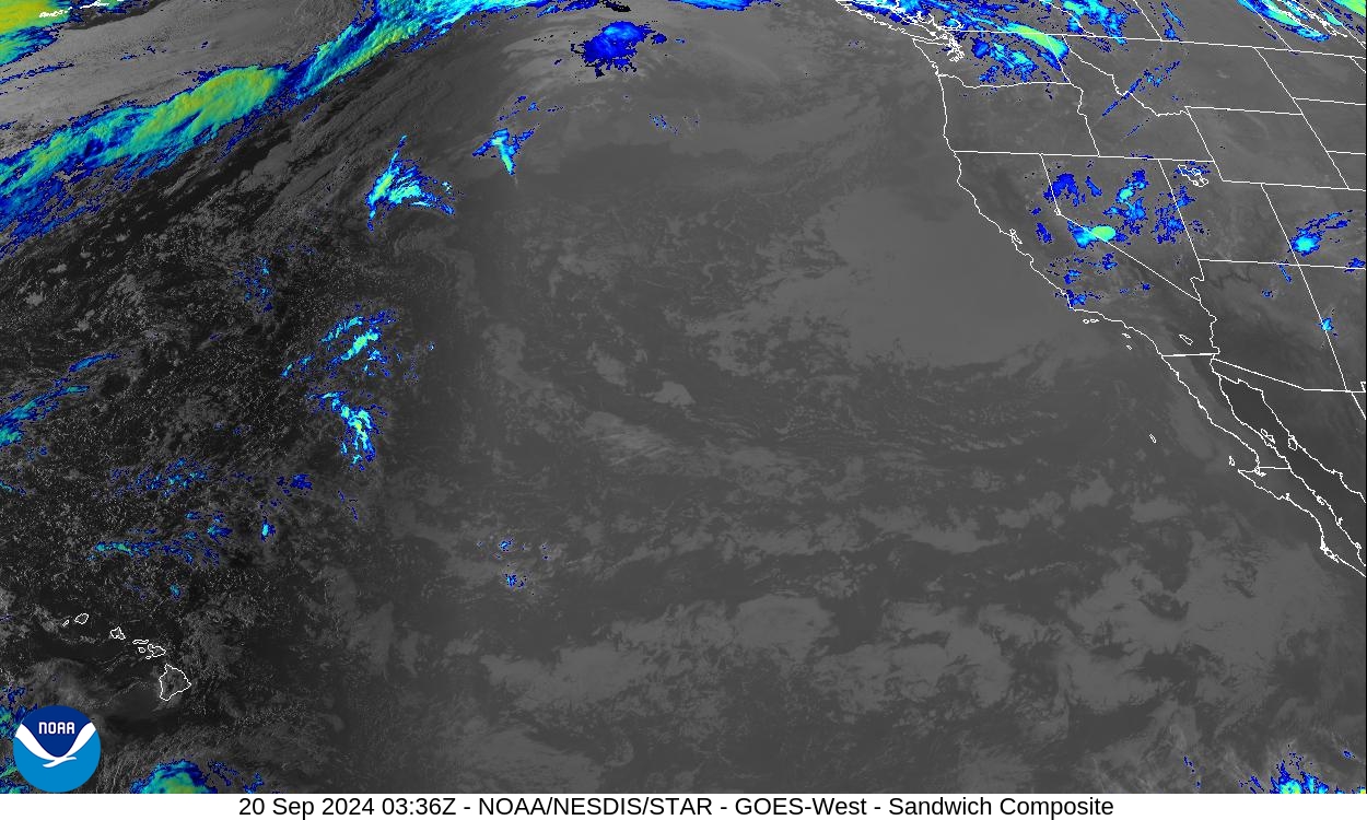 Sandwich - Blend combines IR band 13 with visual band 3 - 20 Sep 2024 - 0336 UTC