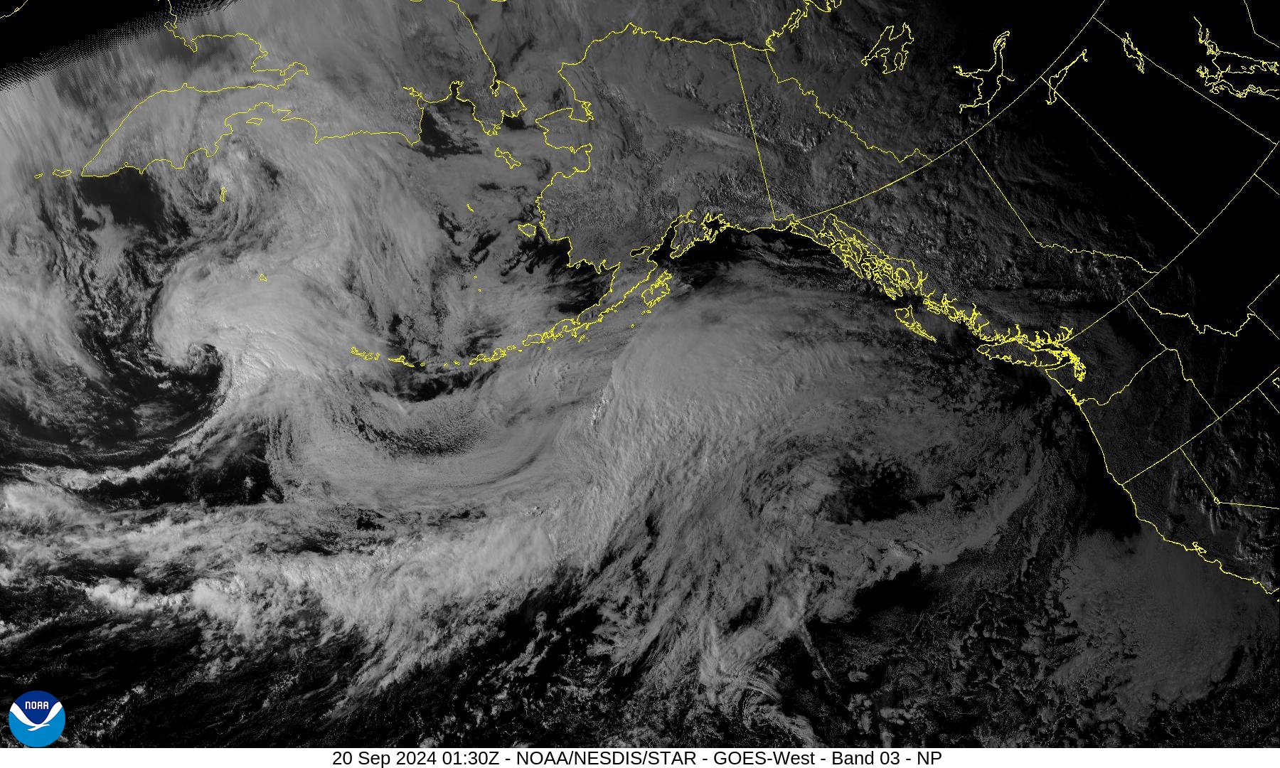 Band 3 - 0.86 µm - Veggie - Near IR - 20 Sep 2024 - 0130 UTC