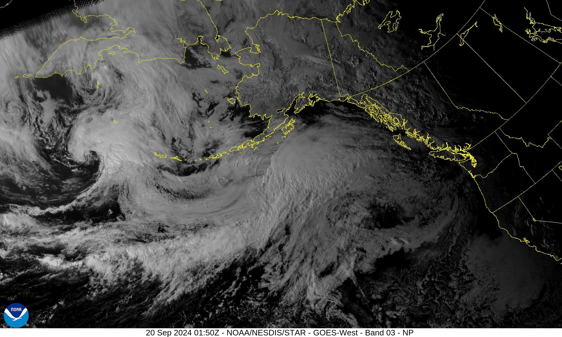 Band 3 - 0.86 µm - Veggie - Near IR - 20 Sep 2024 - 0150 UTC