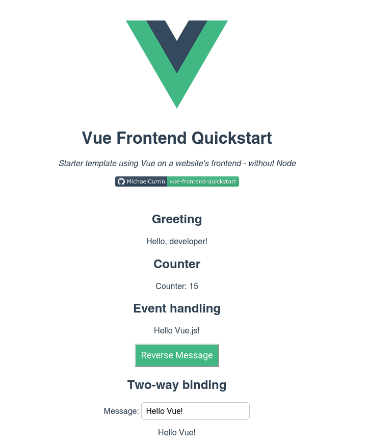 Sample screenshot