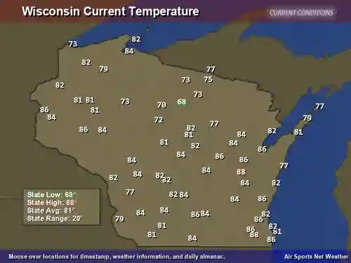 Wisconsin Temperature