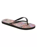 Dama Flip Flops In Black & Pink