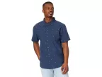 All Day Jacquard Short Sleeve Woven (navy)