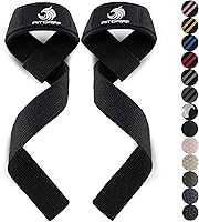 Fitgriff® Zughilfen (gepolstert) für Krafttraining, Bodybuilding, Fitness - Kreuzheben Gurte - Lifting Straps - für...