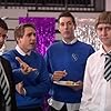 James Buckley, Blake Harrison, Simon Bird, and Joe Thomas in The Inbetweeners (2008)