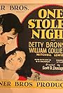 Betty Bronson and William Collier Jr. in One Stolen Night (1929)