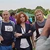 Rupert Grint, Lindsay Lohan, Karl Theobald, and Marama Corlett in Sick Note (2017)