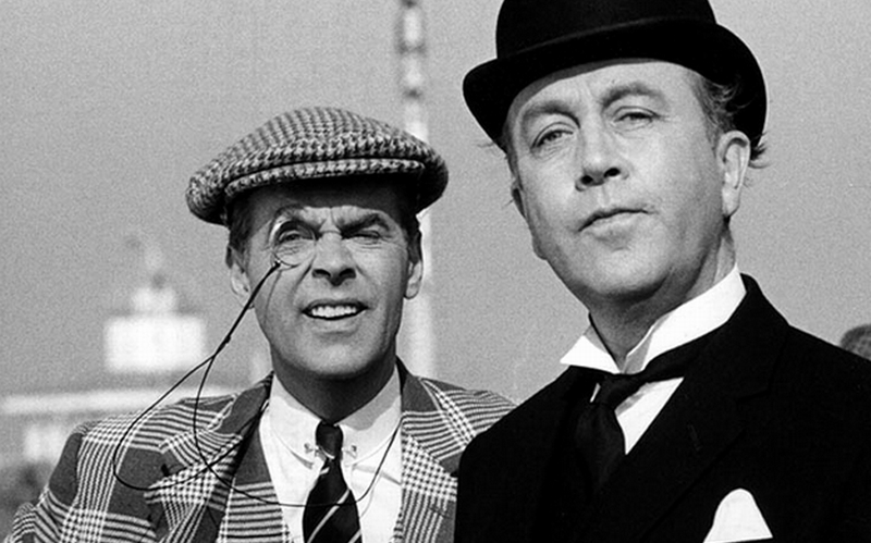 Ian Carmichael and Dennis Price in The World of Wooster (1965)