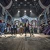 Hugh Jackman, Keala Settle, Jonathan Redavid, Daniel Everidge, Yusaku Komori, Danial Son, and Najla Gilliam in The Greatest Showman (2017)