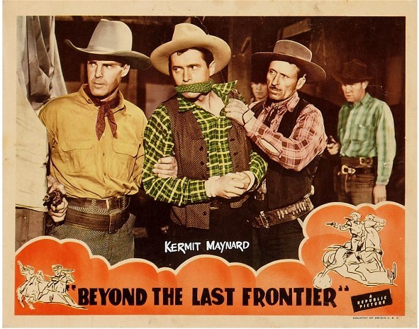 Richard Clarke, Art Dillard, Kermit Maynard, and Al Taylor in Beyond the Last Frontier (1943)