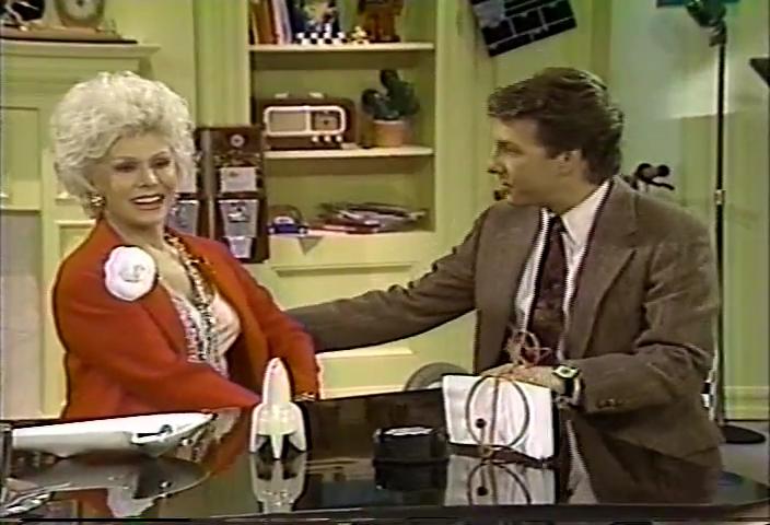 Eva Gabor and Marc Summers in Green Acres, We Are There: Nick at Nite's TV Talk Show (1989)