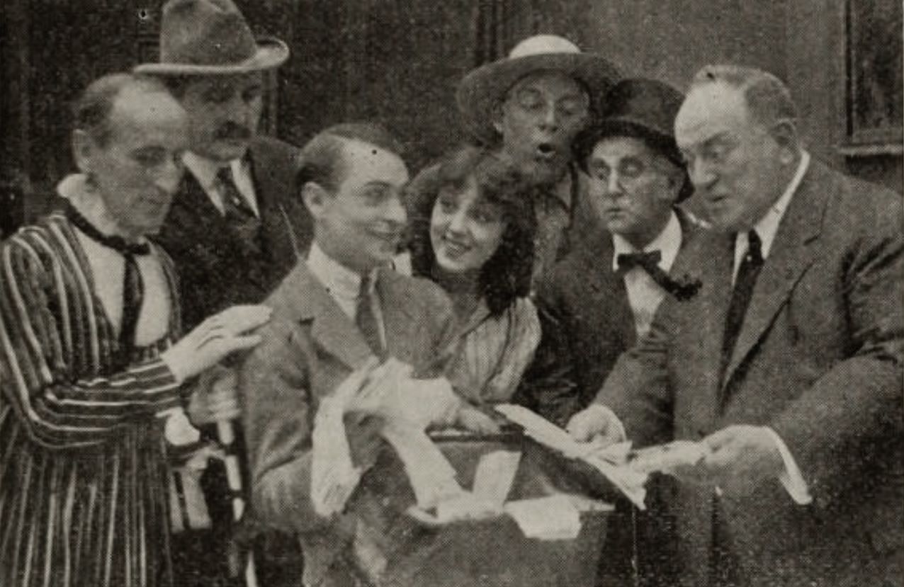 Etienne Girardot, Dorothy Kelly, and Ernest Truex in Artie, the Millionaire Kid (1916)