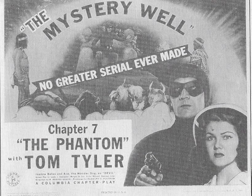 Jeanne Bates and Tom Tyler in The Phantom (1943)