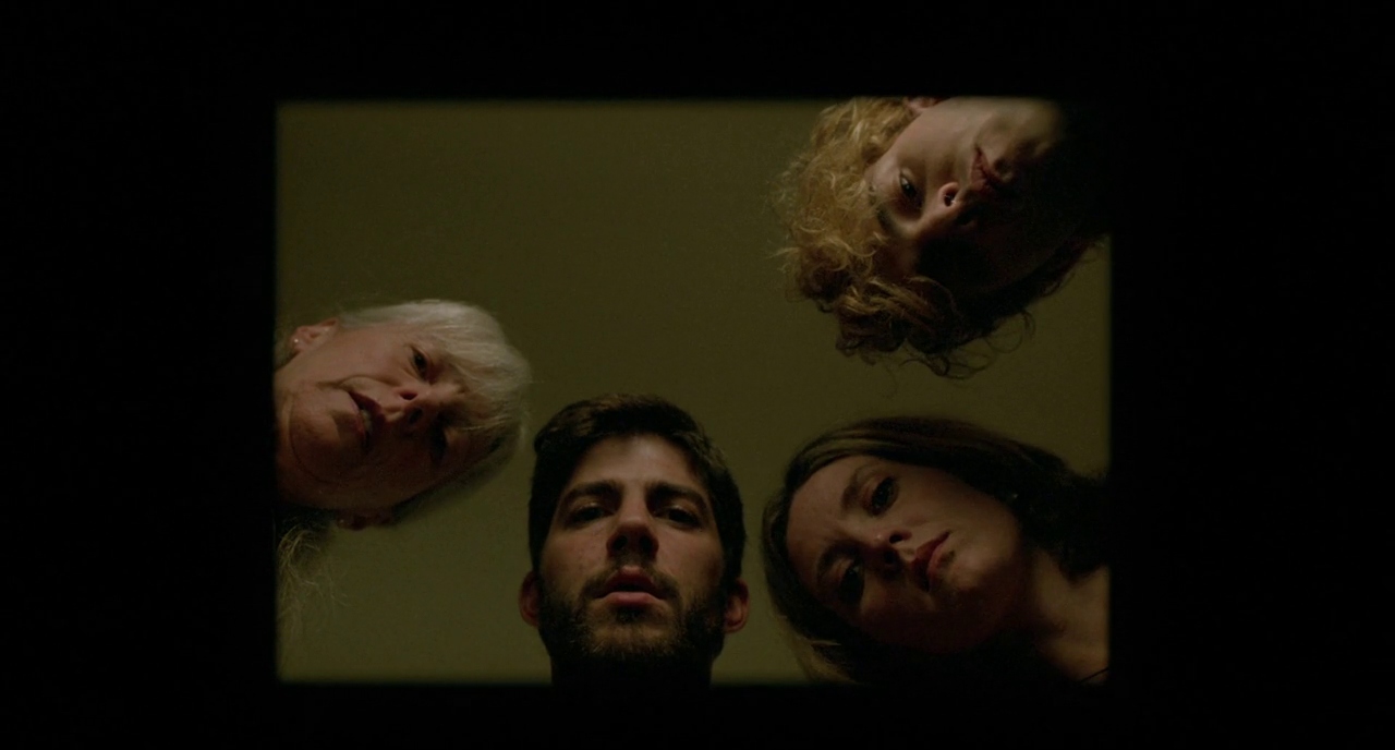 Xavier Dolan, Lise Roy, Evelyne Brochu, and Pierre-Yves Cardinal in Tom at the Farm (2013)