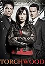 John Barrowman, Eve Myles, and Gareth David-Lloyd in Torchwood (2006)