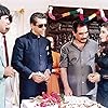 Kulbhushan Kharbanda, Akshay Kumar, Naseeruddin Shah, and Raveena Tandon in Mohra (1994)