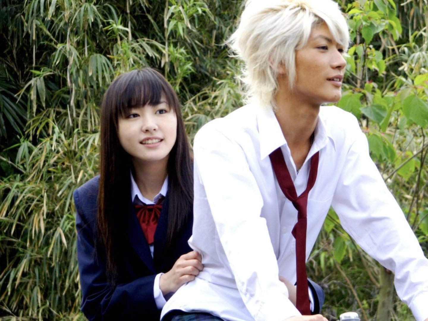 Haruma Miura and Yui Aragaki in Sky of Love (2007)