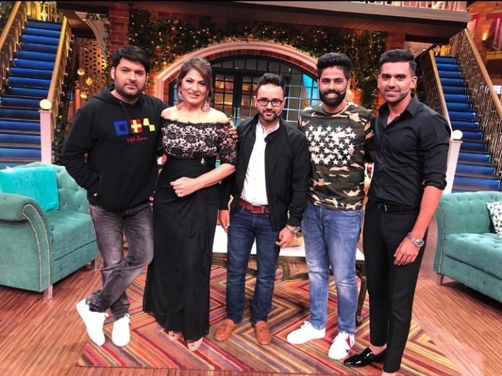 Archana Puran Singh, Parthiv Patel, Suryakumar Yadav, Deepak Chahar, and Kapil Sharma in Parthiv Patel, Surya Kumar Yadav & Deepak Chahar (2019)