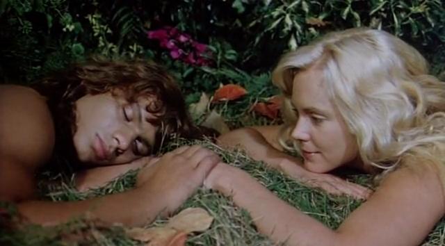 Andrea Goldman and Mark Gregory in Adam and Eve (1983)