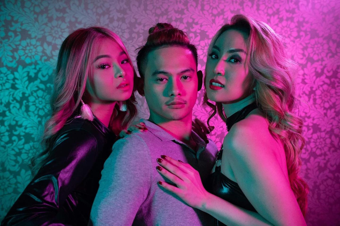 Angeli Khang, Vince Rillon, and Janelle Tee in Pusoy (2022)