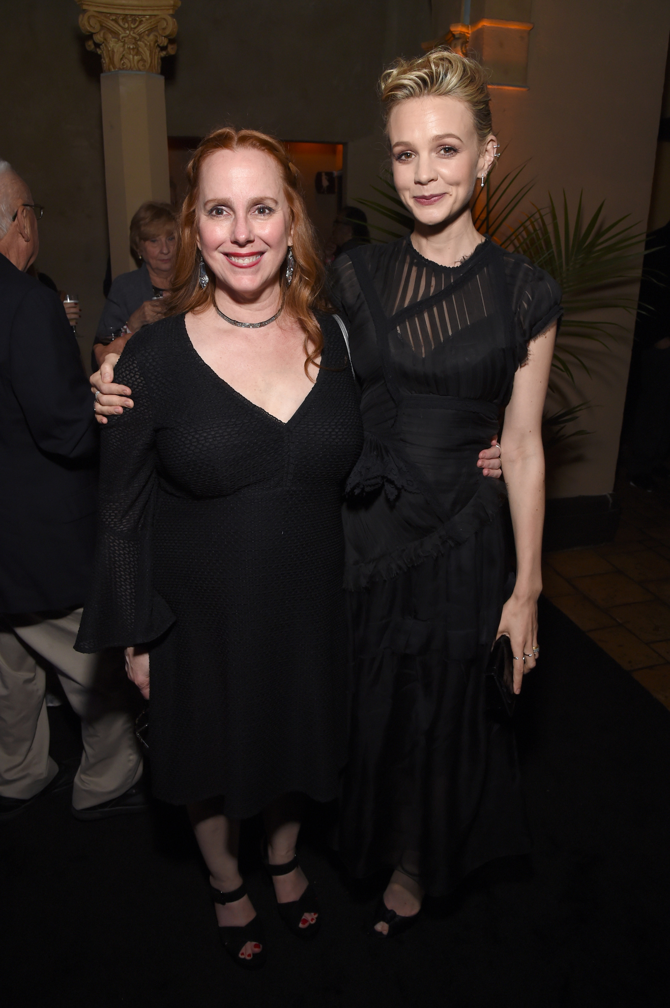 Carey Mulligan and Hillary Jordan at an event for Mudbound (2017)