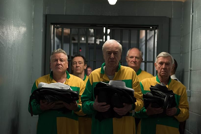 Michael Caine, Jim Broadbent, Tom Courtenay, Paul Whitehouse, and Ray Winstone in King of Thieves (2018)