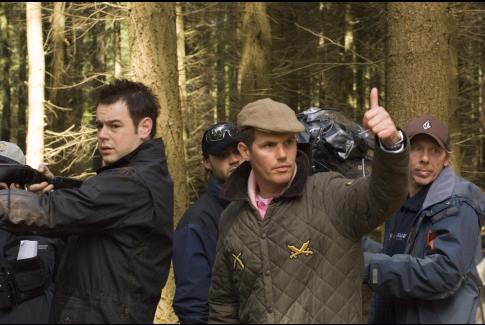 Danny Dyer and Nick Love in Outlaw (2007)