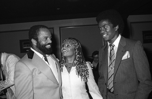 Berry Gordy and Jermaine Jackson