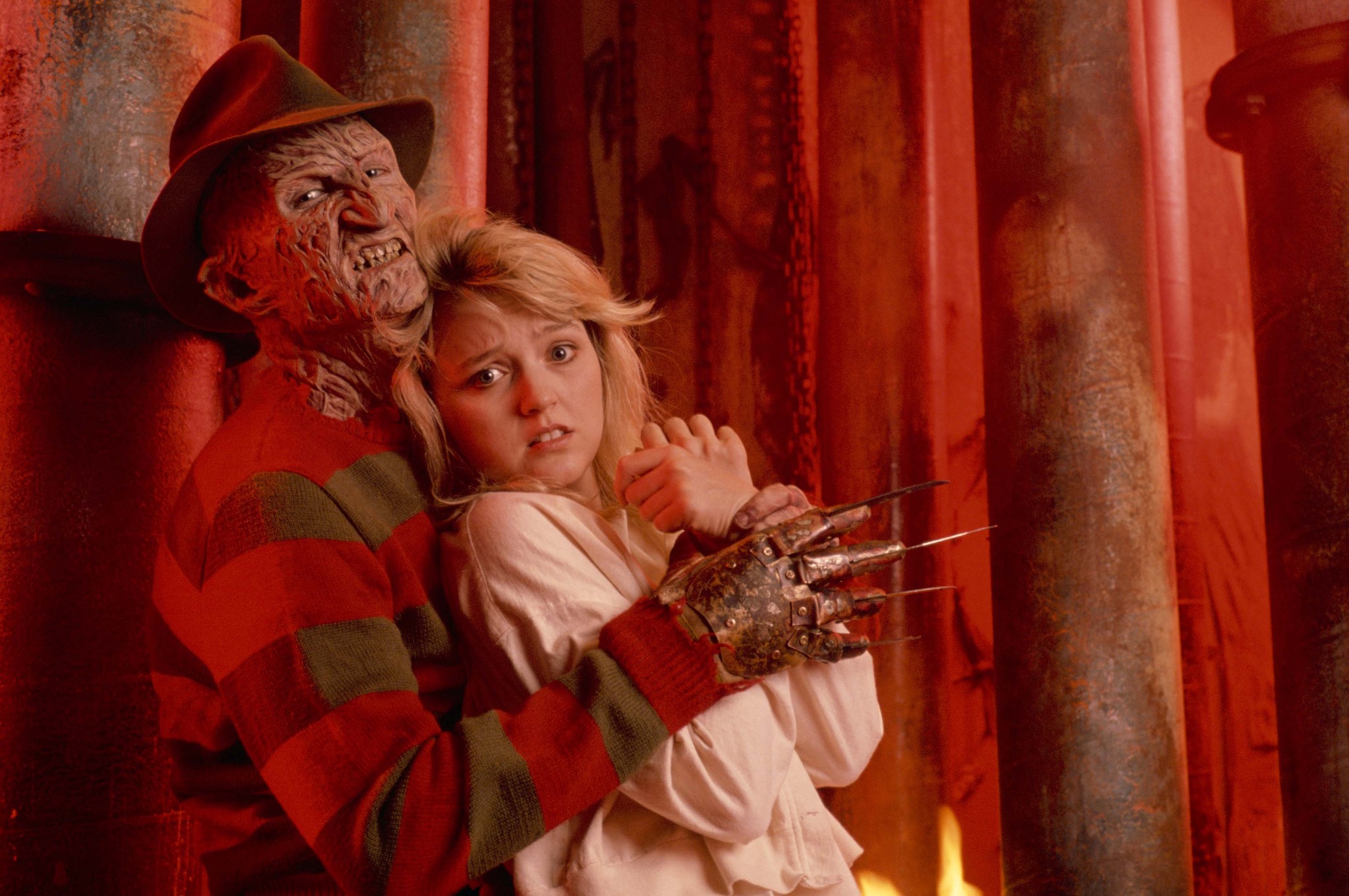 Robert Englund and Tuesday Knight in A Nightmare on Elm Street 4: The Dream Master (1988)