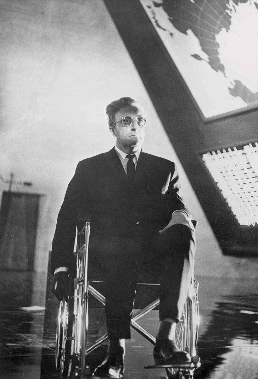 Peter Sellers in Dr. Strangelove or: How I Learned to Stop Worrying and Love the Bomb (1964)