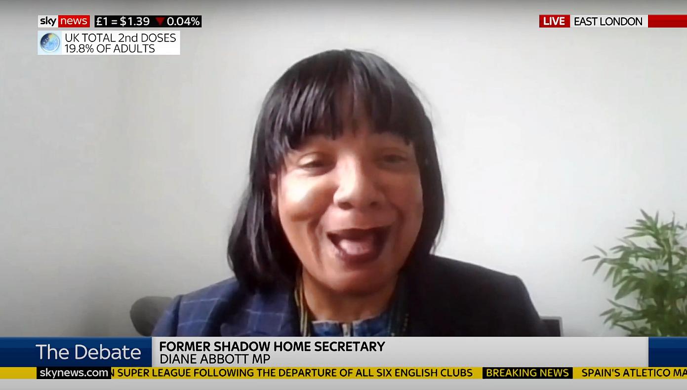 Diane Abbott in Episode dated 21 April 2021 (2021)