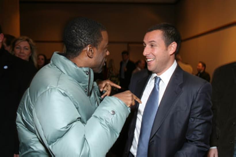 Adam Sandler and Chris Rock at an event for Reign Over Me (2007)