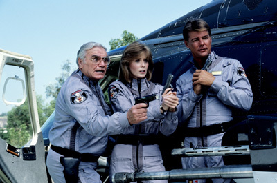 "Airwolf" Ernest Borgnine, Jean Bruce Scott, Jan Michael Vincent