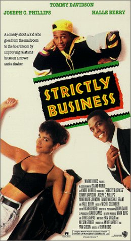 Halle Berry, Tommy Davidson, and Joseph C. Phillips in Strictly Business (1991)