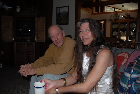 Behind the Scenes of Ghost Town "The Movie" on a day off with Rance Howard as "Sheriff Parker" and Tammy Stephens-Teaster as "Susie Hicks". Filmed on location in Maggie Valley, North Carolina at  Ghost Town in the Sky".