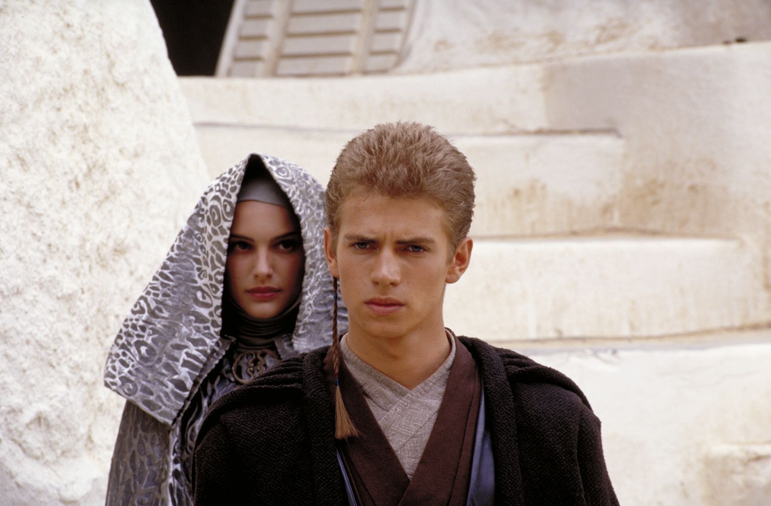 Natalie Portman and Hayden Christensen in Star Wars: Episode II - Attack of the Clones (2002)