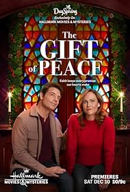 Nikki Deloach and Brennan Elliott in The Gift of Peace (2022)