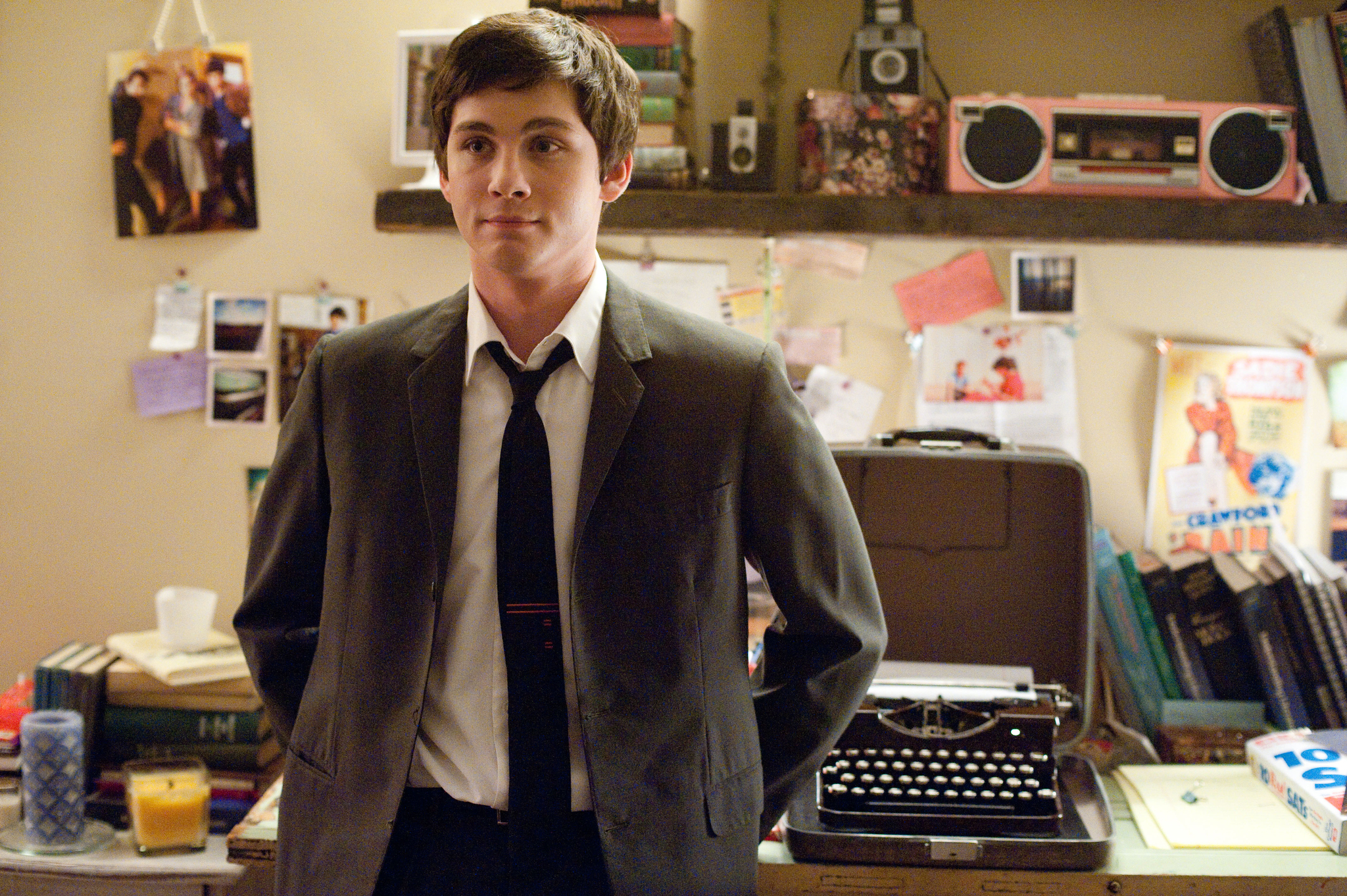 Logan Lerman in The Perks of Being a Wallflower (2012)